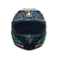 CASCO CERRADO AGV K-3 E2206 ROSSI WINTER TEST 2018